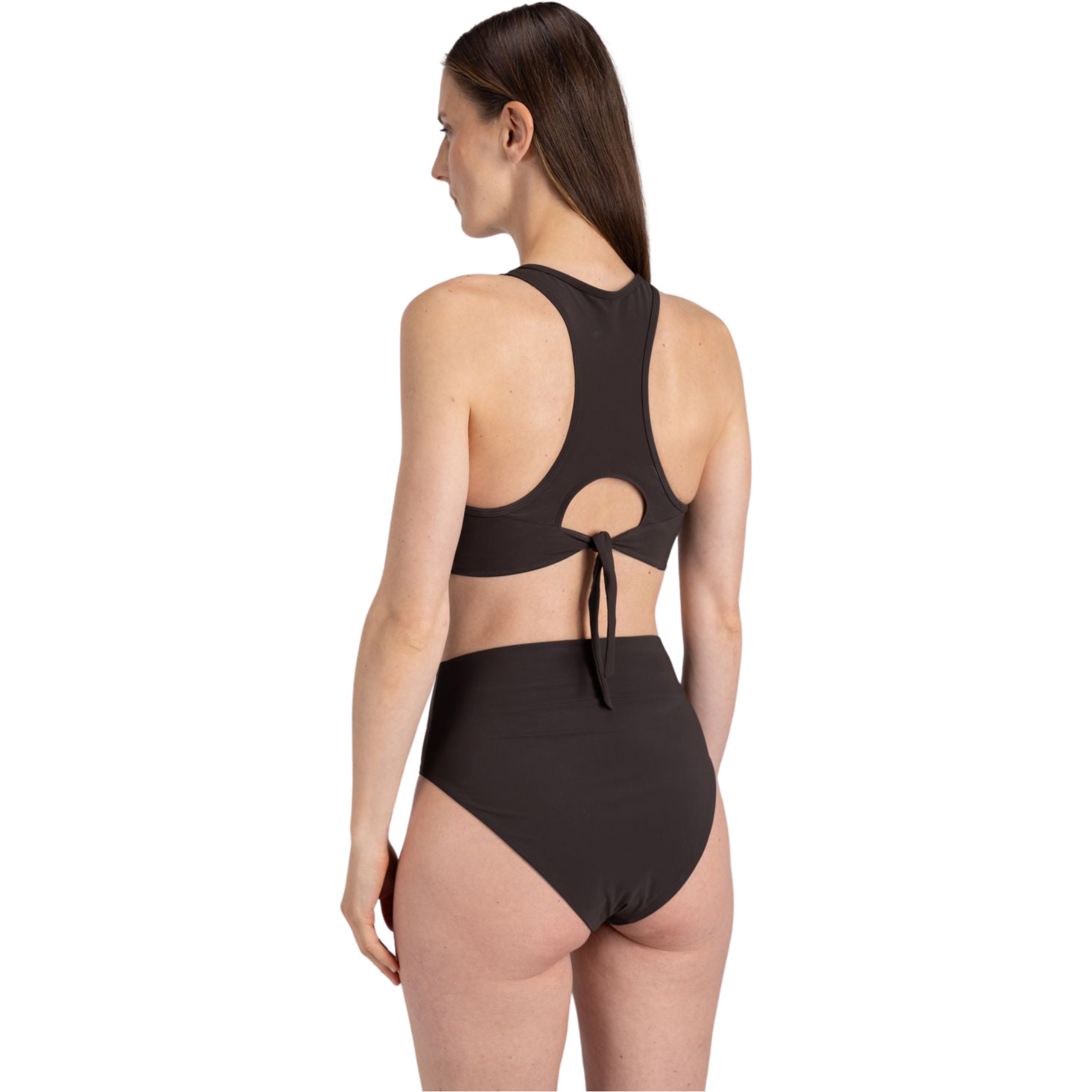 2026 Wallien Womens Bikini Bottom High Waist 102036001 - Coffee